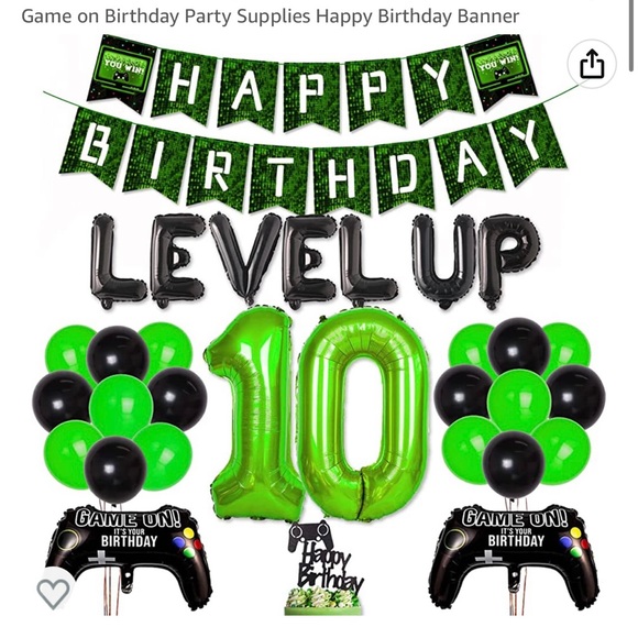 Game on party decorations - Picture 1 of 12